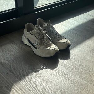 Stradivarius Cream and Black Casual Sneakers